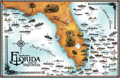 florida keys wrecks map